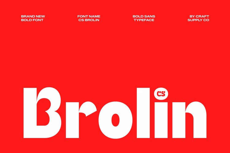 Preview of CS Brolin Font