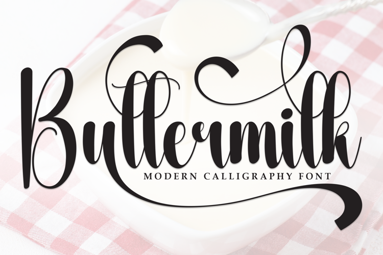 Buttermilk Font