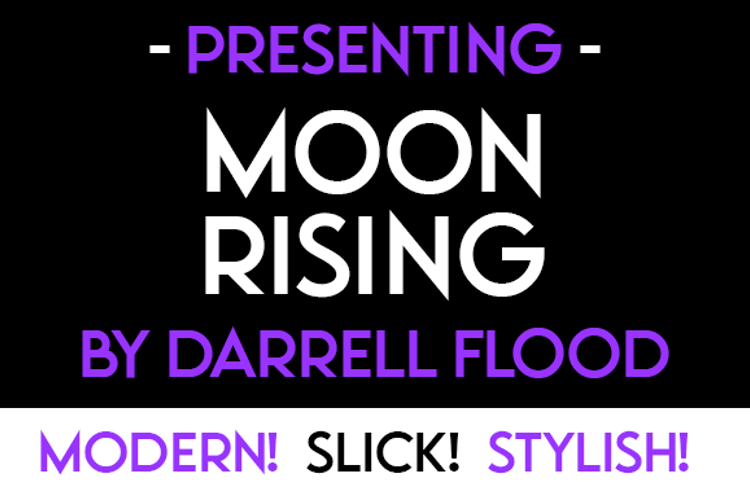 Moonrising Font