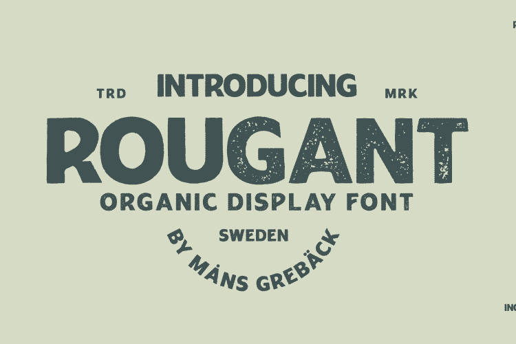 Rougant Rough Font