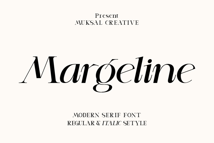 Margeline Font