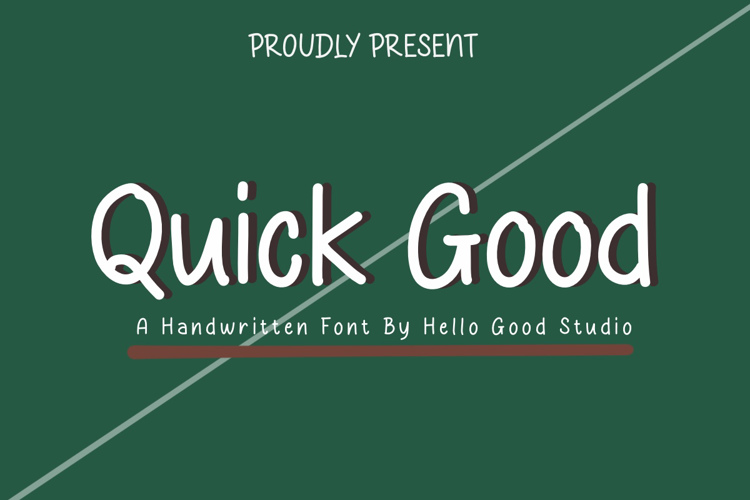 Preview of Quick Good Font