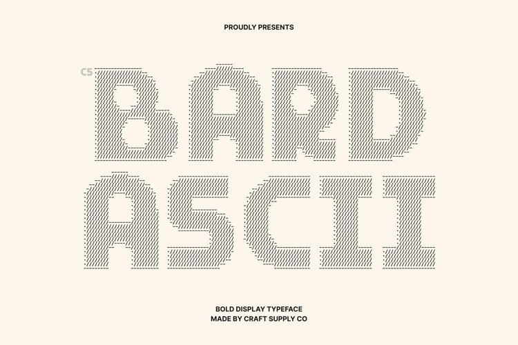 Preview of CS Bard Ascii Font