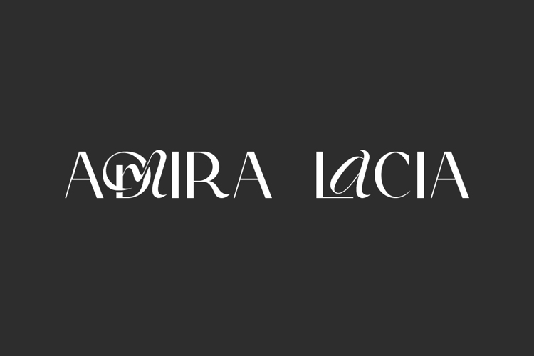 Preview of Admira Lacia Font