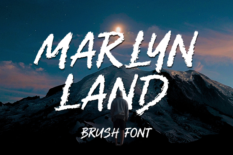Preview of Marlyn land Font