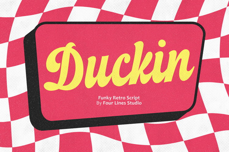 Preview of Duckin Font
