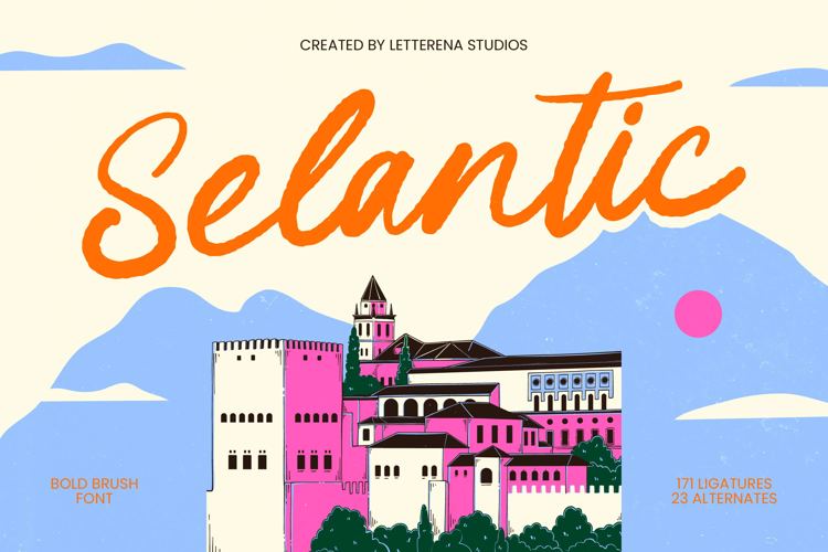 Preview of Selantic Font
