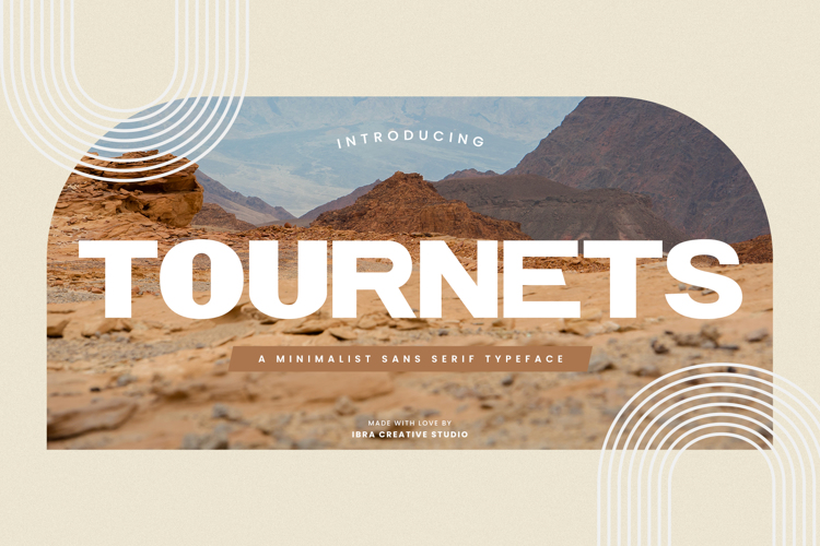 Preview of Tournets Font