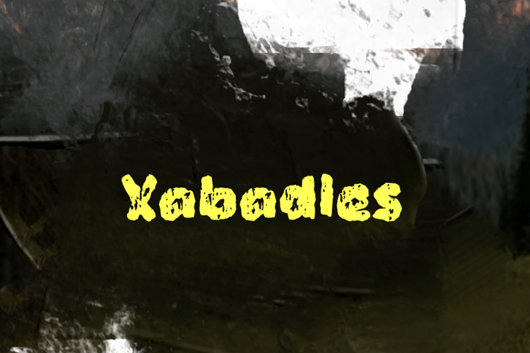 Preview of x  Xabadles Font