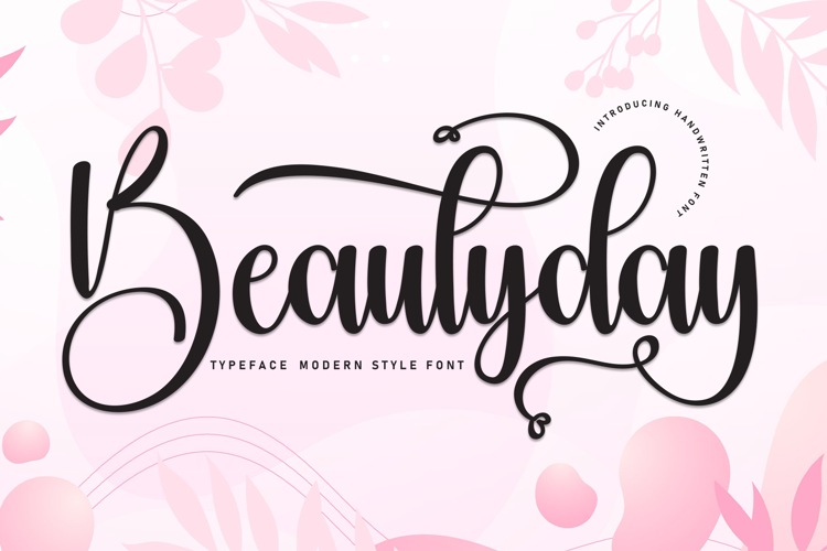 Preview of Beautyday Font