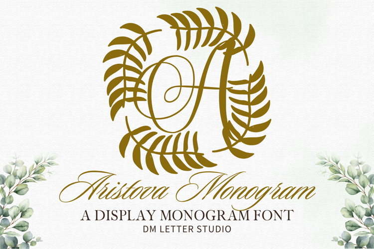 Preview of Aristova Monogram Font