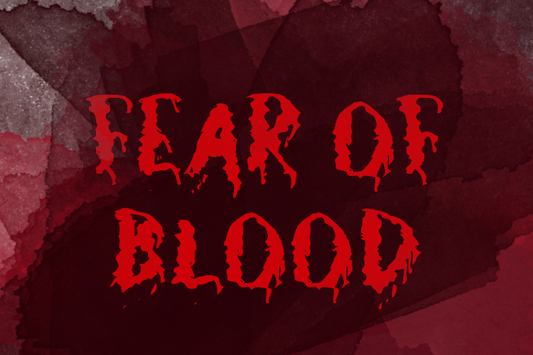 f Fear Of Blood Font