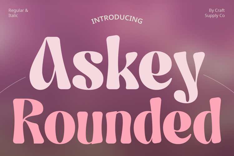 Askey Rounded Font