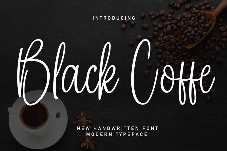 Preview of Black Coffe Font