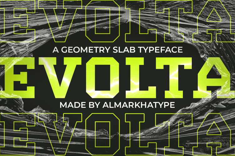 Preview of Evolta Font