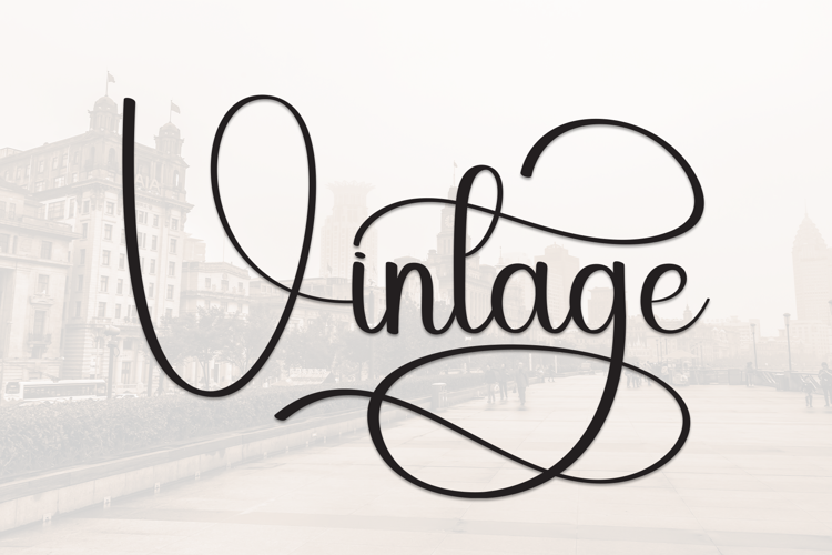 Preview of Vintage Font