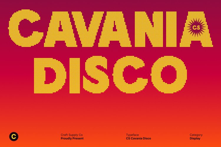 Preview of CS Cavania Disco Font