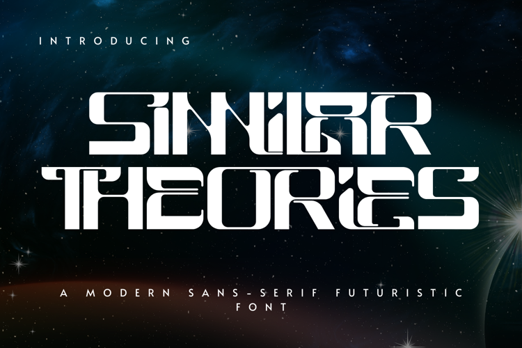 Preview of SIMILAR THEORIES Font