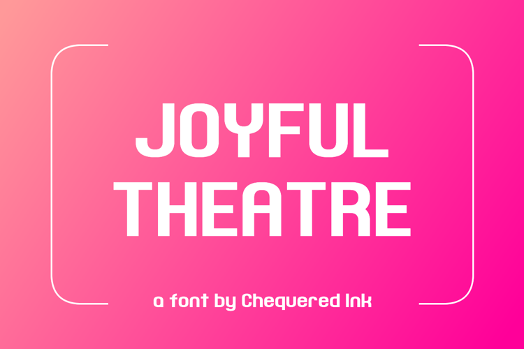 Joyful Theatre Font
