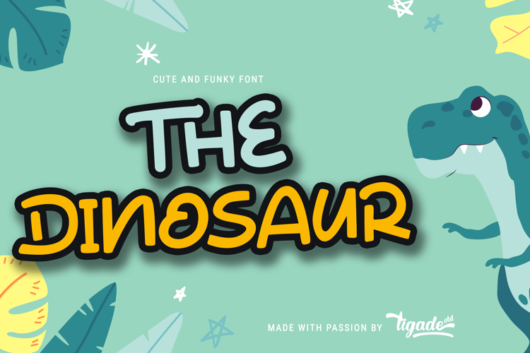 The Dinosaur Font