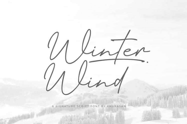 Winter Wind Font