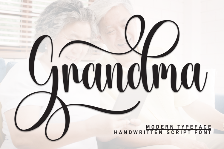 Preview of Grandma Font