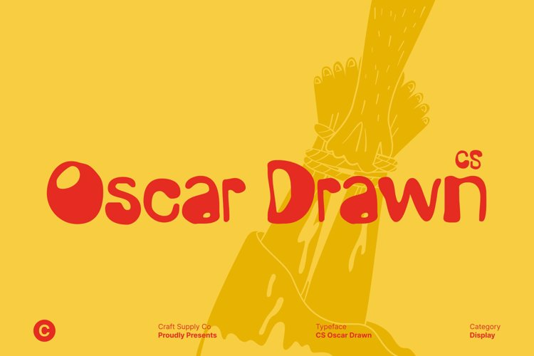 Preview of CS Oscar Drawn Font