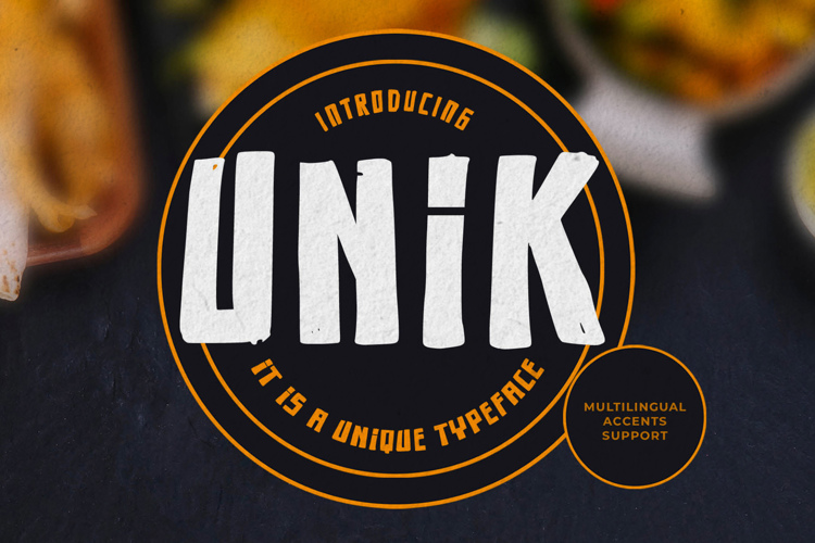 Preview of Unik Font