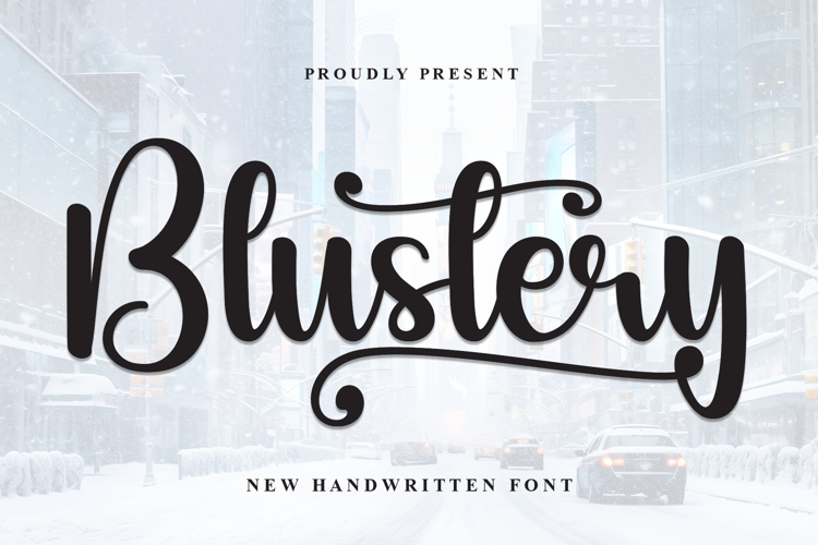 Blustery Font