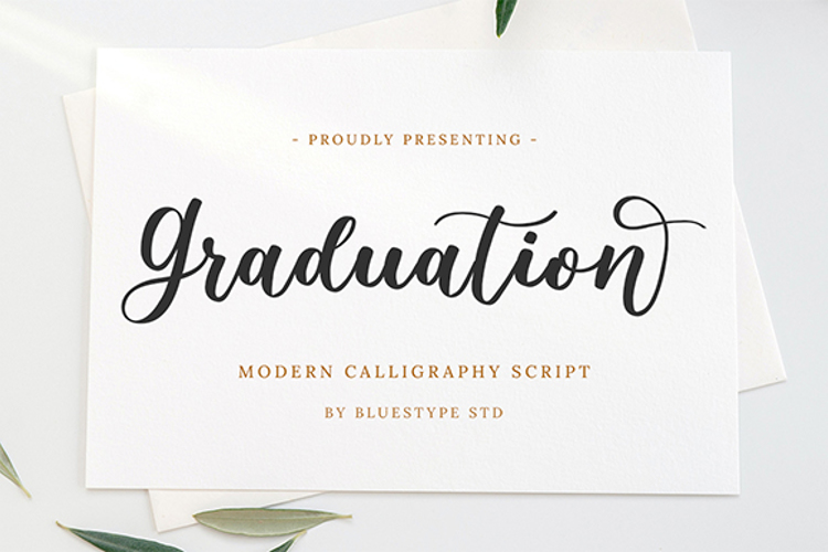 Graduation Font