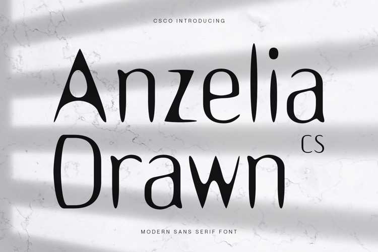 Preview of CS Anzelia Drawn Font
