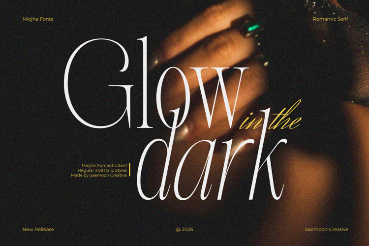 Preview of Miojhe Font