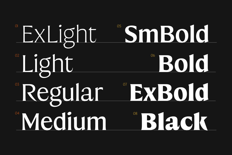 Preview of Preztik Display Font