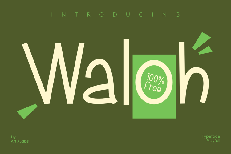 Preview of Waloh Font
