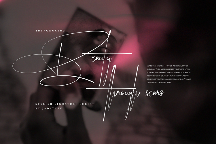 Preview of Delailta Signature Font
