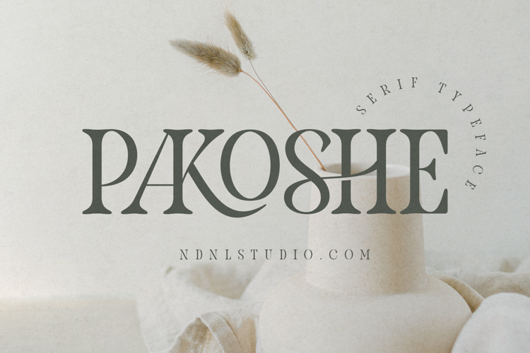 Preview of Pakoshe Font