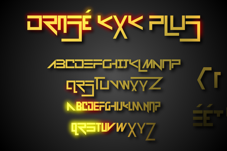 Drosé KXK Plus Font