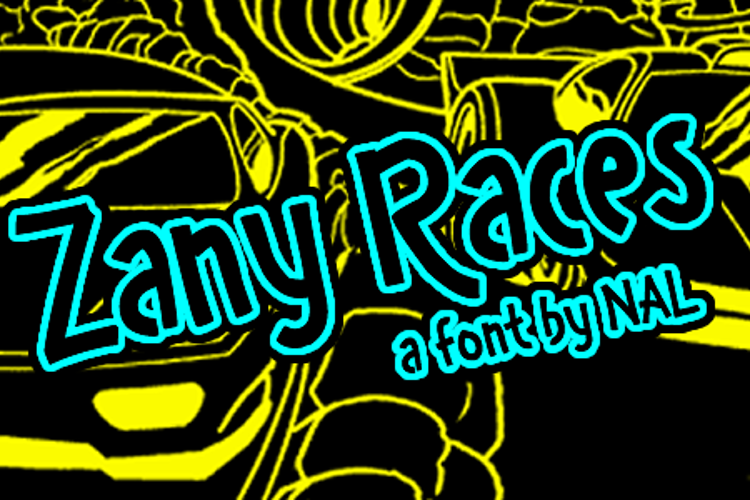 Zany Races Font
