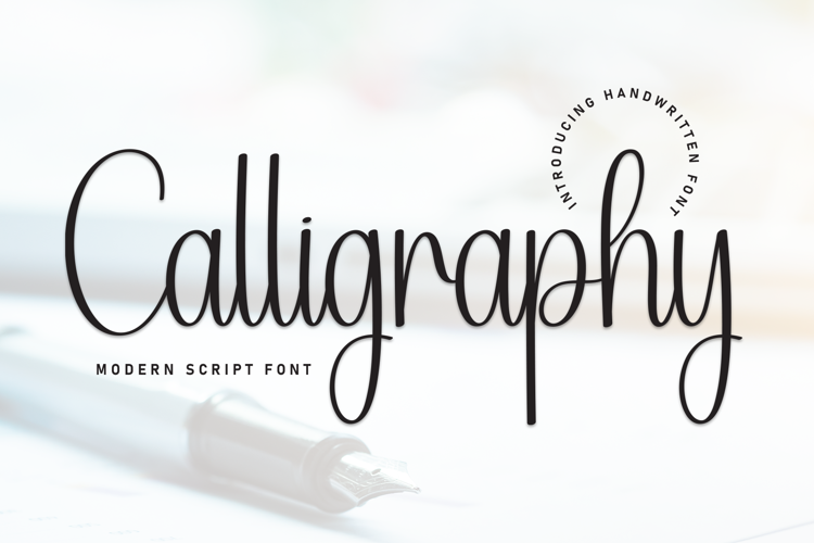 Preview of Calligraphy Font