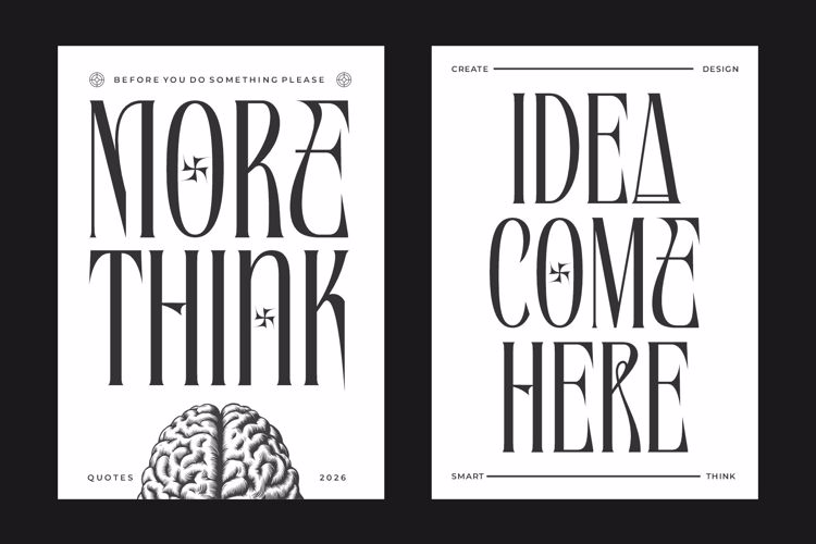 Preview of Baquine Font