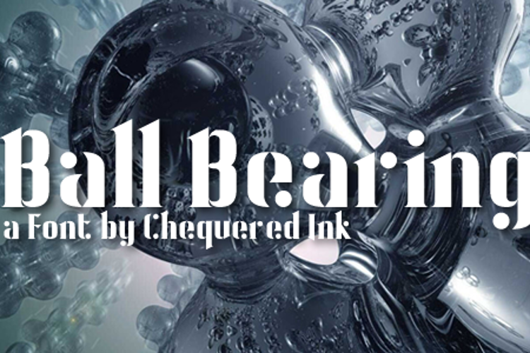 Ball Bearing Font