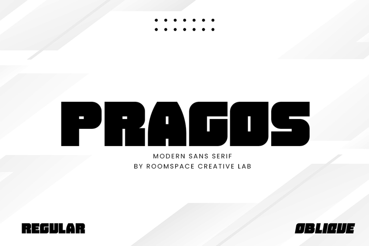Preview of Pragos Font