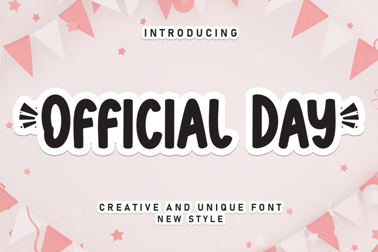 Official Day Font