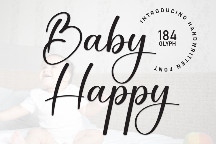 Preview of Baby Happy Font