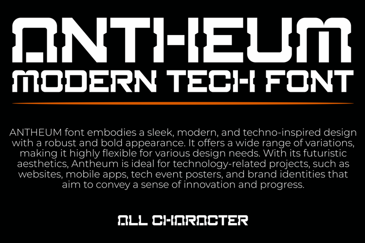 Preview of Antheum Font