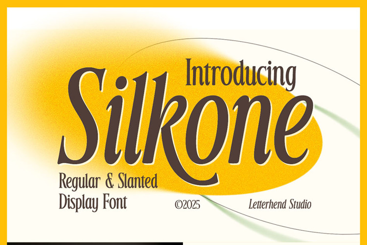 Preview of Silkone Font