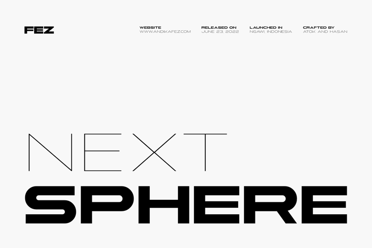 Next Sphere Extra Bold Font