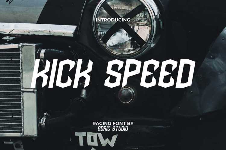 Kick Speed Font