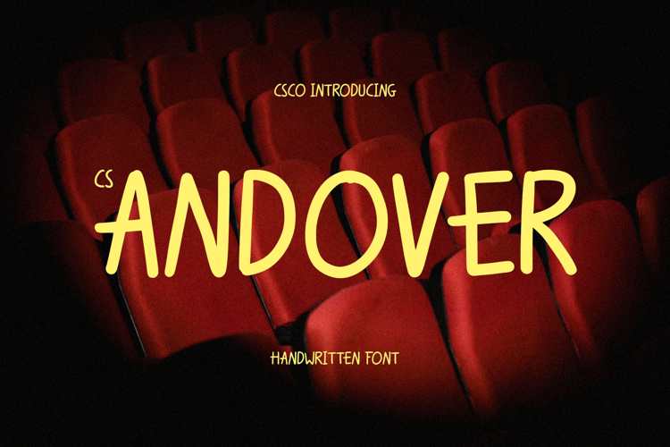 Preview of CS Andover Font