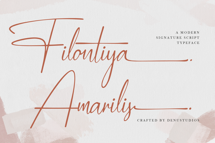Preview of Filontiya Amarilis Font